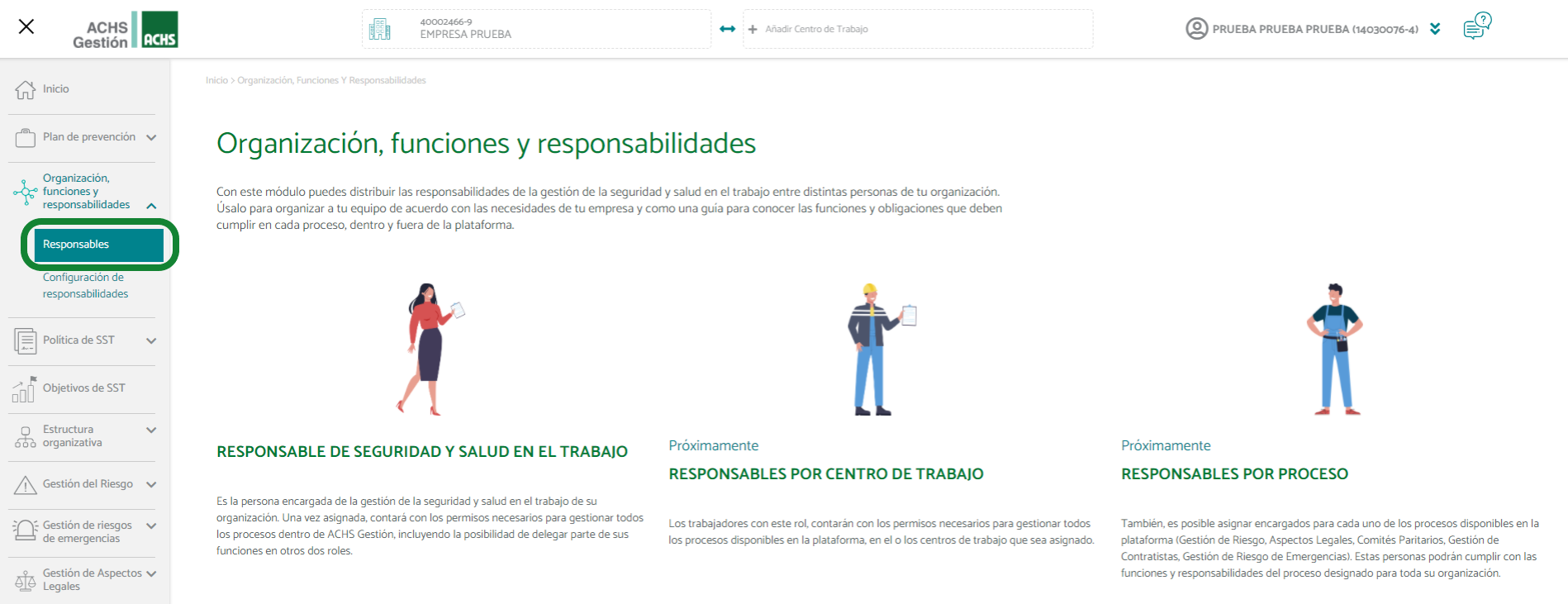 Acceder a responsables